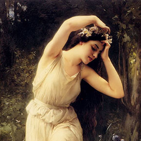 A Nymph in the Forest Charles Amable Lenoir