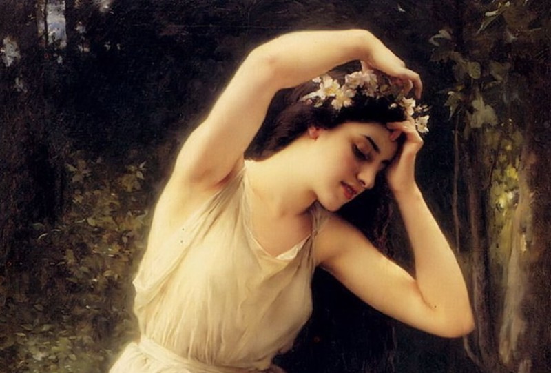 The Song of Wandering Aengus - A Nymph in the Forest Charles Amable Lenoir