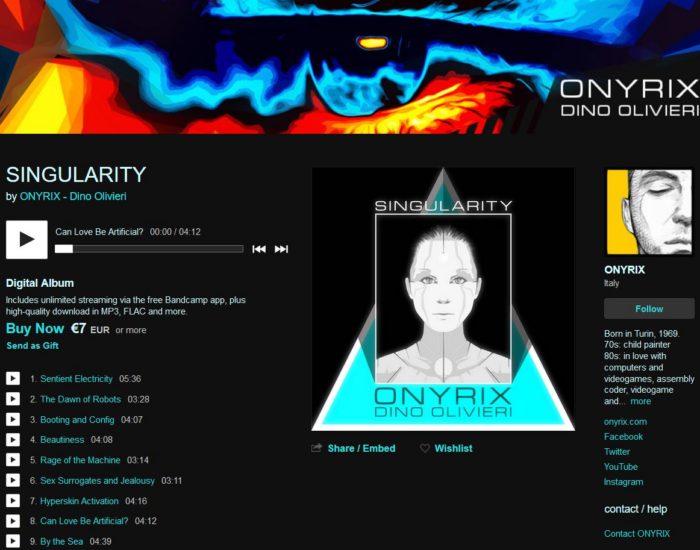 Singularity by Onyrix / Dino Olivieri - electronica - soundtrack