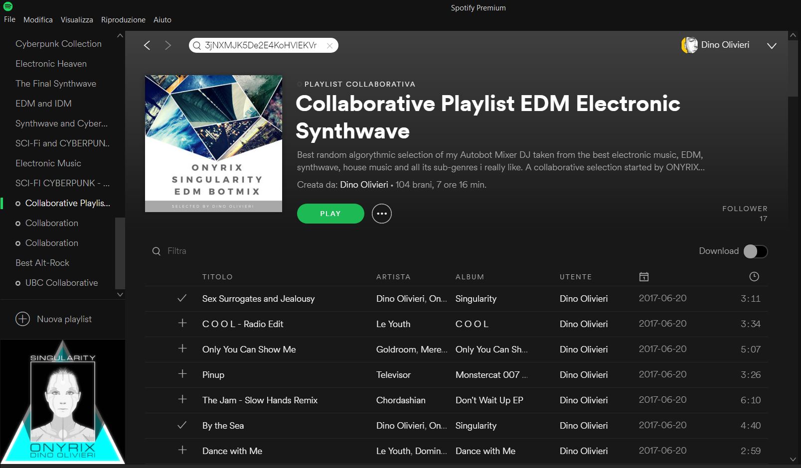 EDM and Electronic SPOTIFY Open Collaborative Playlist